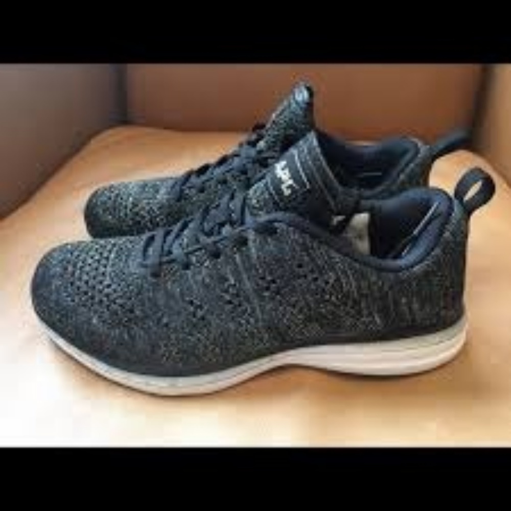 Athletic Propulsion Lab APL Navy Metallic Sneakers